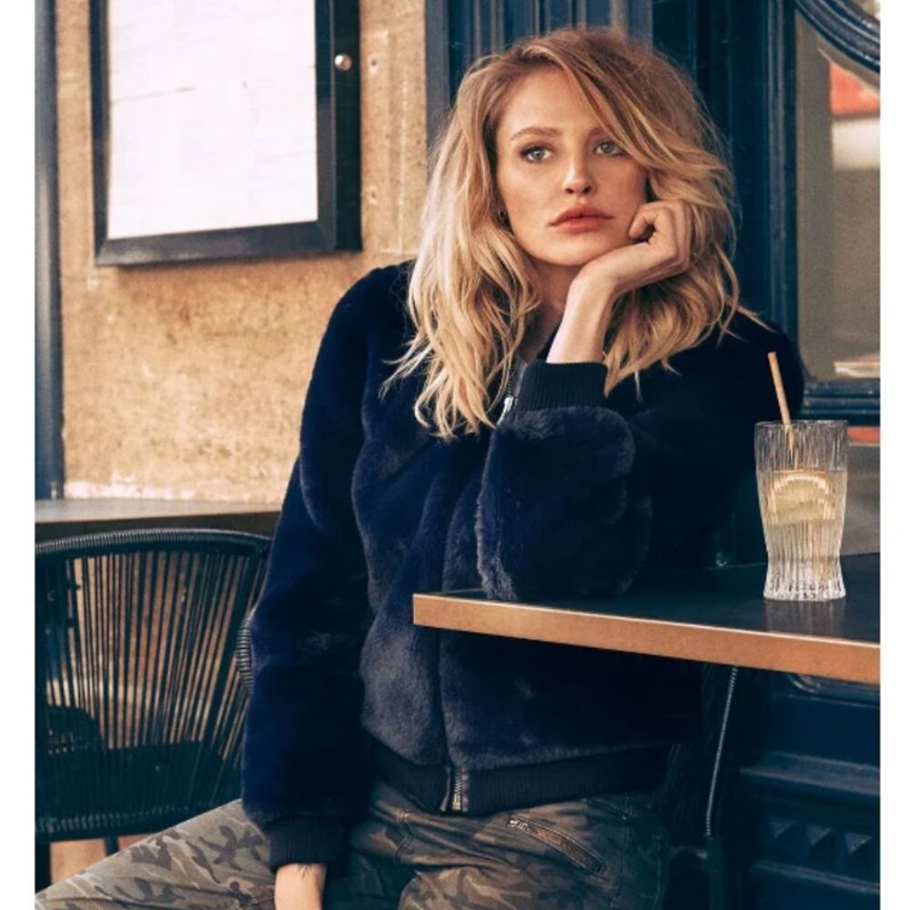 Faux Fur Banana Republic Jacket